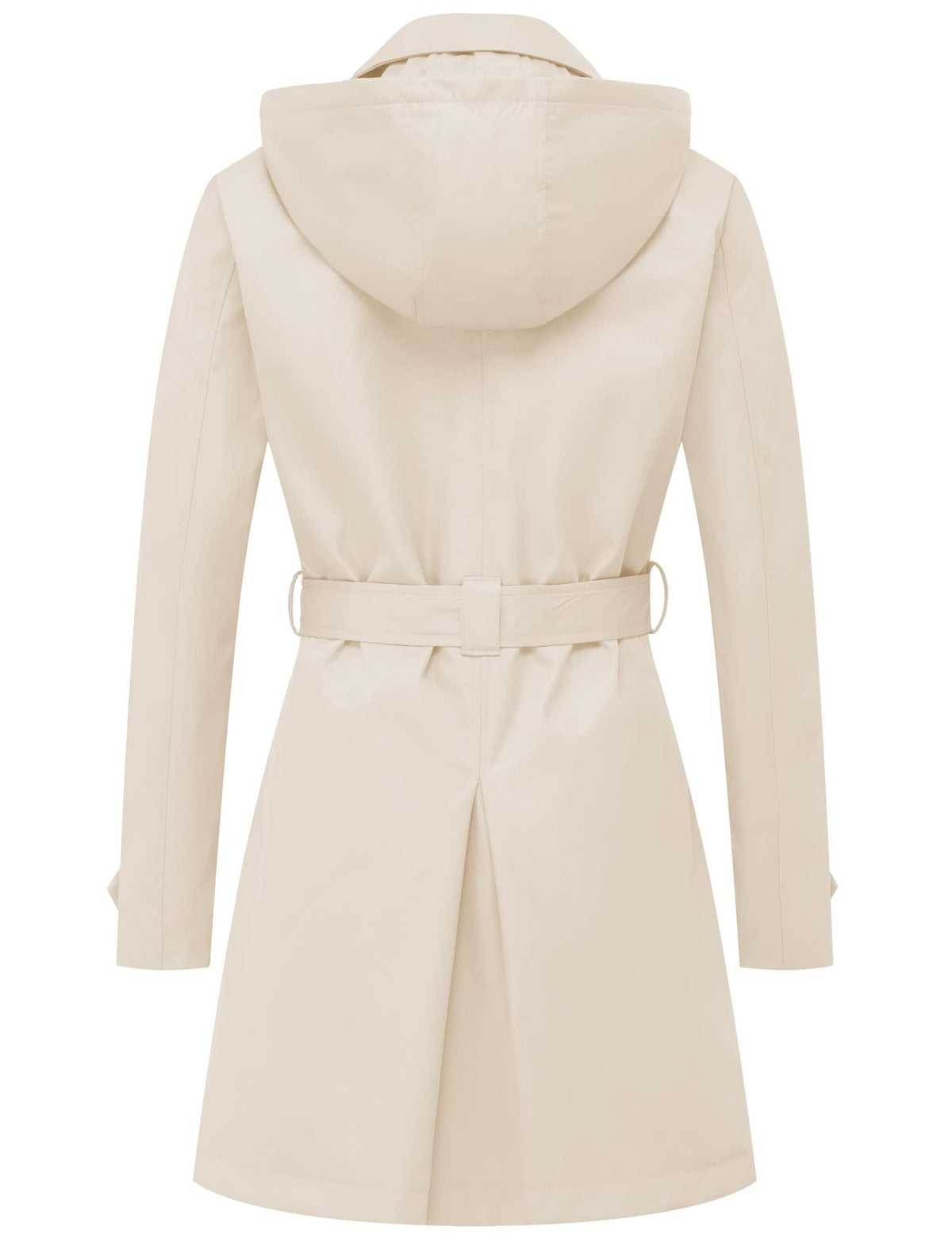 Tanming Women’s Belted Double-Breasted Trench Coat