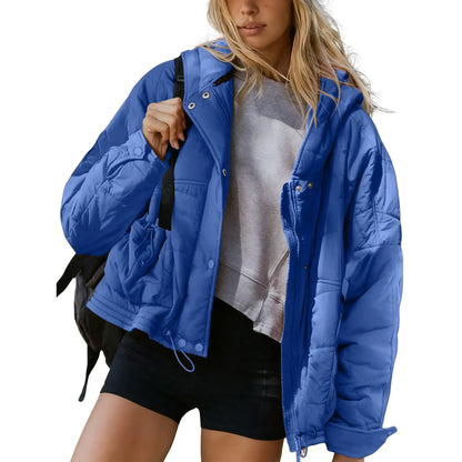 Women's Lightweight Hooded Quilted Puffer Jacket
