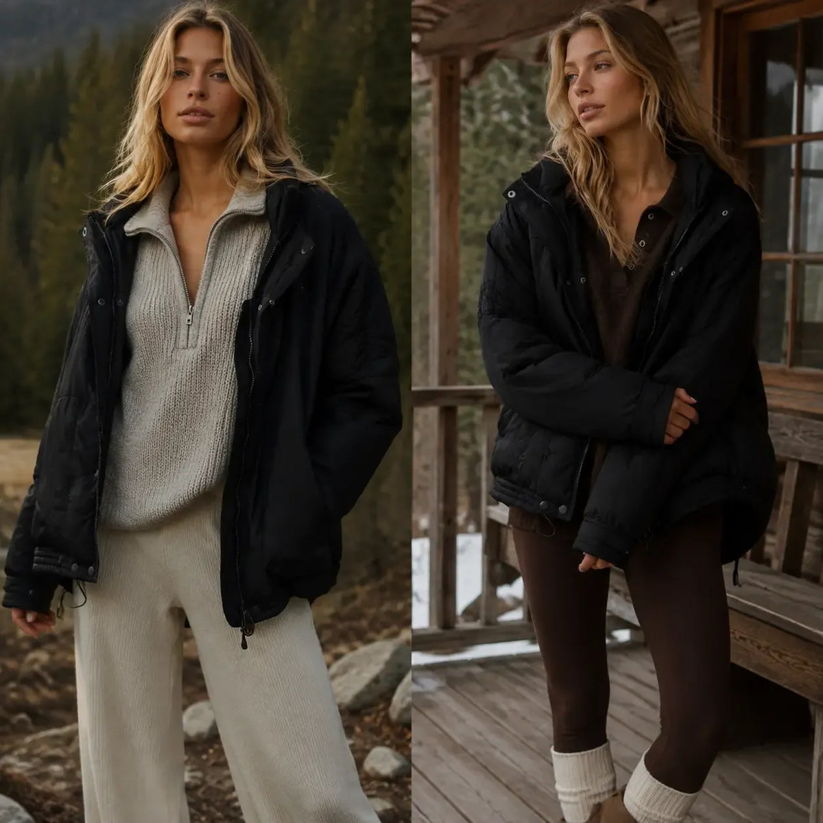 Women's Lightweight Hooded Quilted Puffer Jacket