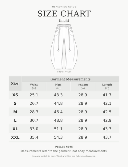 Tanming Women’s Oversized Barrel-Leg Sweatpants with Rope Detail